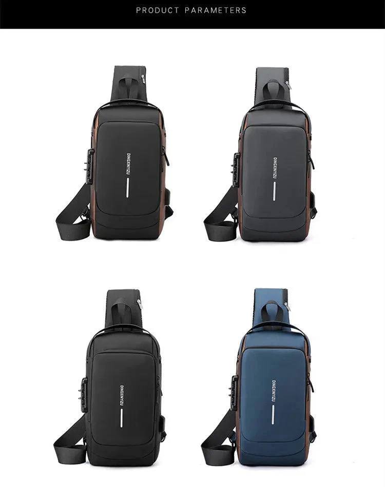 BluFashion™ - Sac de poitrine étanche pour homme 9900