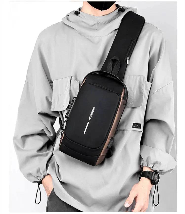 BluFashion™ - Sac de poitrine étanche pour homme 9900